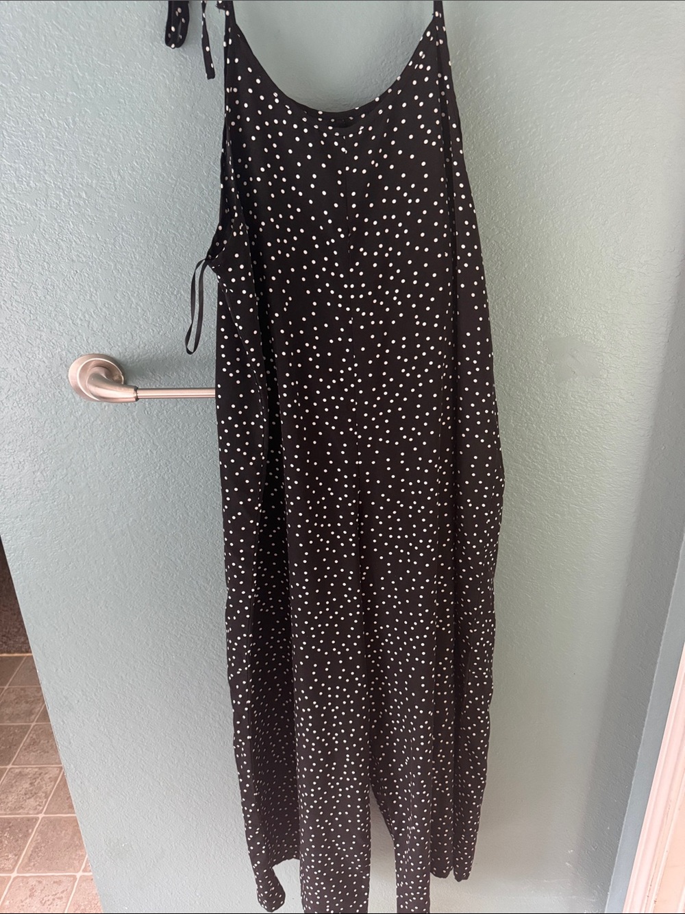 Black Polka Dot Women’s Sundress Skirt